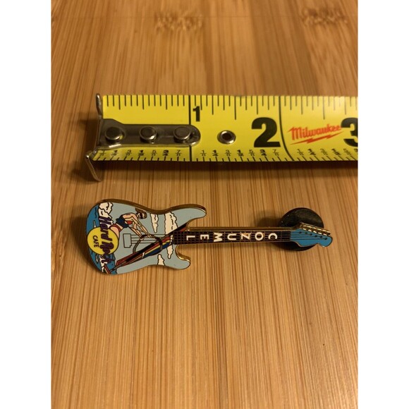 Hard Rock Cafe Pin Cozumel 2003 Windsurfer Guitar - Picture 1 of 3